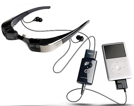 Myvu Theater Goggles Captures Big Screen In Your Personal headset