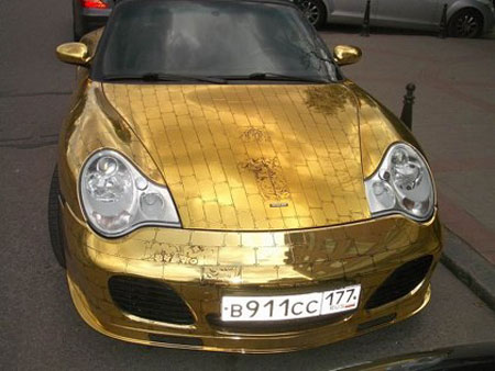Golden Porsche