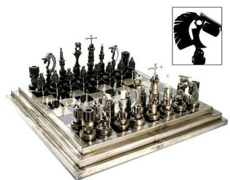 Green Chess Set