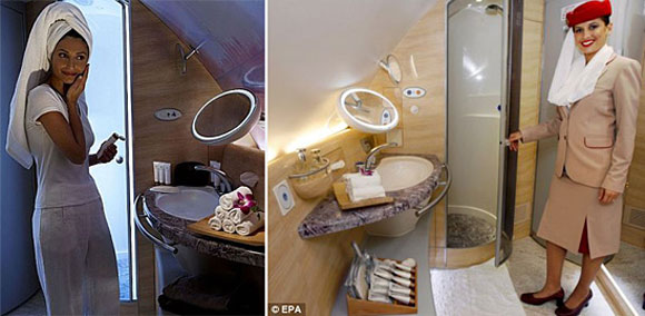 Are You Ready For In-flight Shower, Courtesy Emirates Airlines