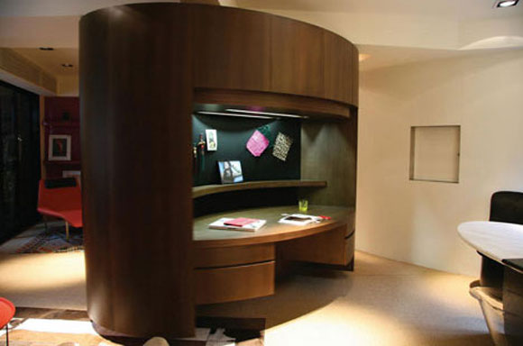 Apartment Features 360-Degrees Elliptical Cabinet From FAK3