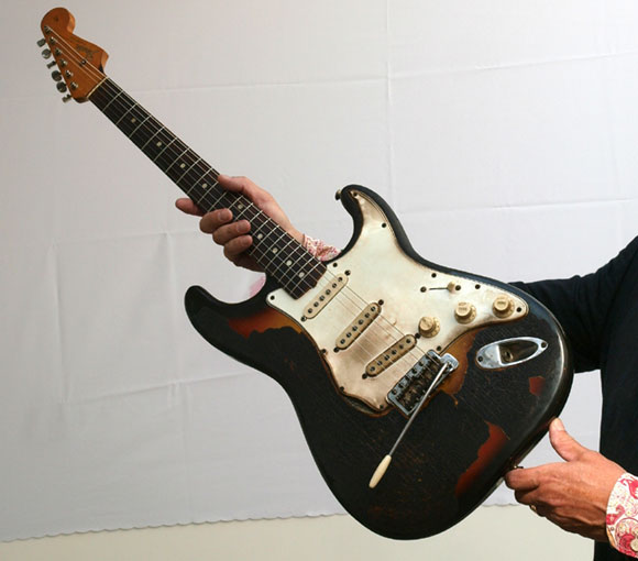 Jimi Hendrix Burnt Guitar May Fetch Â£500000 At Auction