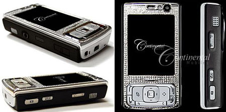 Diamond Slapped Nokia N95 from Continental Mobiles Costs $20,000
