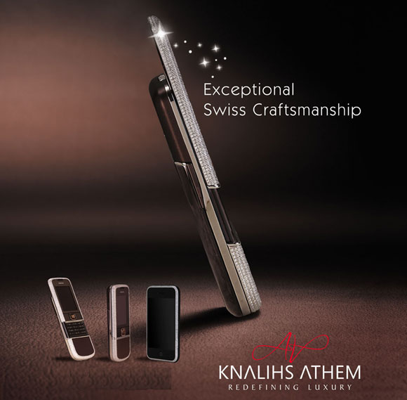 Diamond Encrusted Nokia 8800 Sapphire Arte by Knalihs Athem