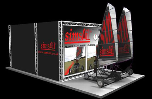 Elite Find of the Day: SimSail Sailing Simulator Sports Two Full-Size Land Yachts