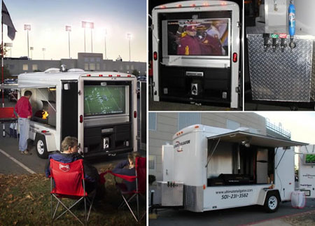 All Star Tailgating Trailer Allows Party On Wheels!