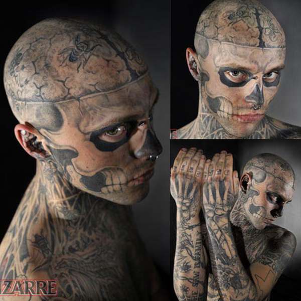 zombie 4000 Tattooed Zombie Courtesy Bizarre Magazine