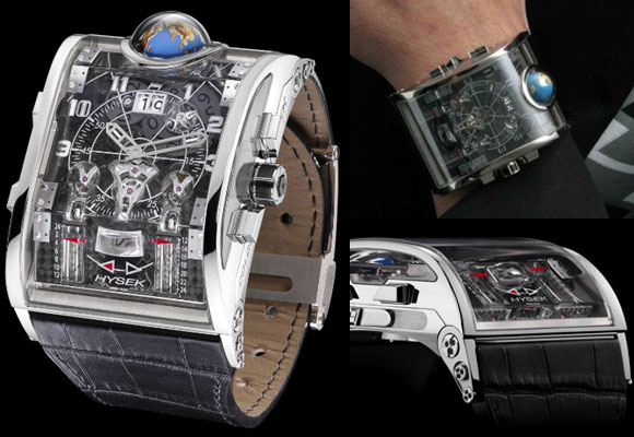 $550,000 Hysek Colosso Timepiece Features Earth Spin Via Globe