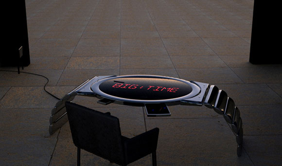 Rowland Art Engineering Unveils LED Clock Table