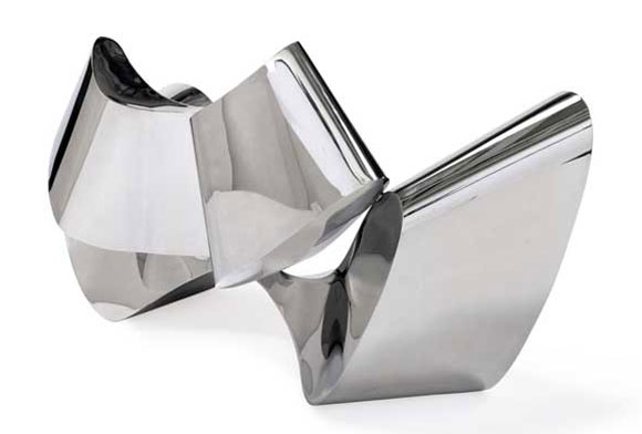 $300,000 Mirror-Polished Stainless Steel Sofa by Ron Arad