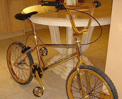 Go Green With Worlds Most Expensive Bike, All in Gold