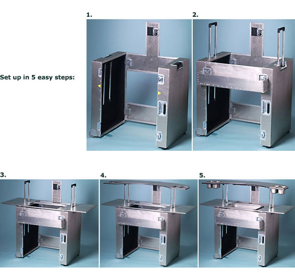 A Portable Bar Schedules Party On Wheels!