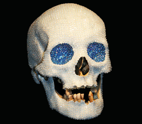 Swarovski skull