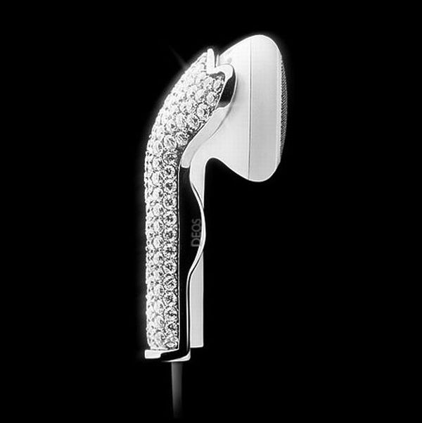 DEOS! Diamond and Swarovski ear-phones