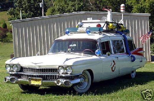 vintage ghostbusters car