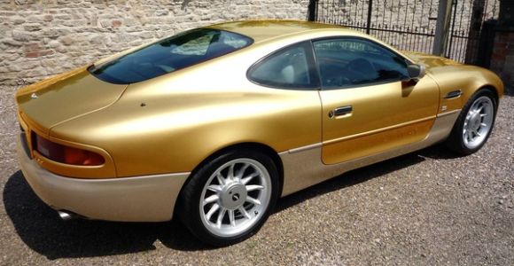 Premium Bond: Aston Martin DB7 Clad in Gold!