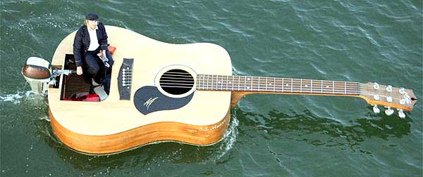 Guitar Boat: Courtesy Josh Pyke