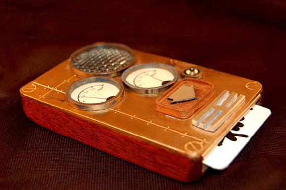 Steampunk Phone Takes You Back to the  Punch Card Age