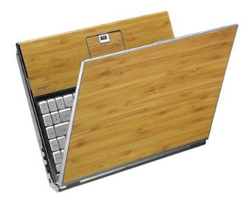 ASUS U6V-B1-Bamboo laptop: Stylish design promotes eco-consciousness!