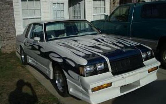 buick2 1981 Buick Regal Adorned with Full Mullet Airbrush Mural The car 