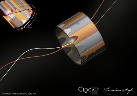 Futuristic Time-Keeping Jewelry for Clogau Gold Brand