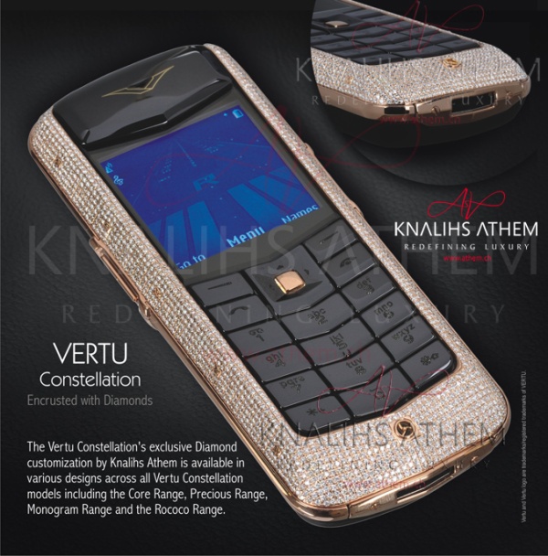 vertu-diamond Knalihs Athem Unveils Diamond Studded Vertu