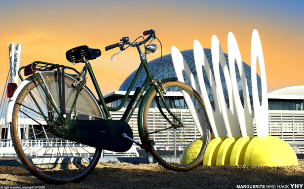 marguerite bikerack Marguerite Bike Rack Solves Urban Space Problem