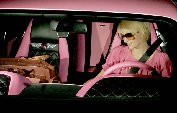 paris hilton Paris Hilton: Her Diamond Studded Car Dashboard