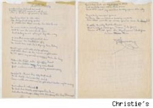 Bob+dylan+handwriting