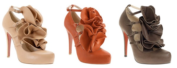 clruffleslu Christian Louboutin Ruffles Up Old Mary-Janes