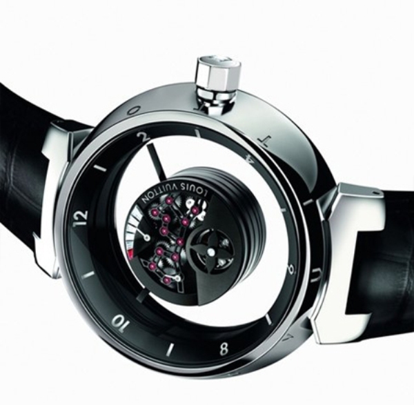 Uber Chic Louis Vuitton Tambour Mysterieuse Watch – Elite Choice