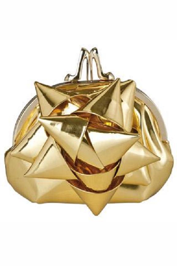 gold gift bag