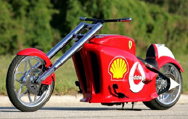 ferrari chopper A Ferrari Chopper Motorcycle For Those Who Desire More Than Just The Supercar