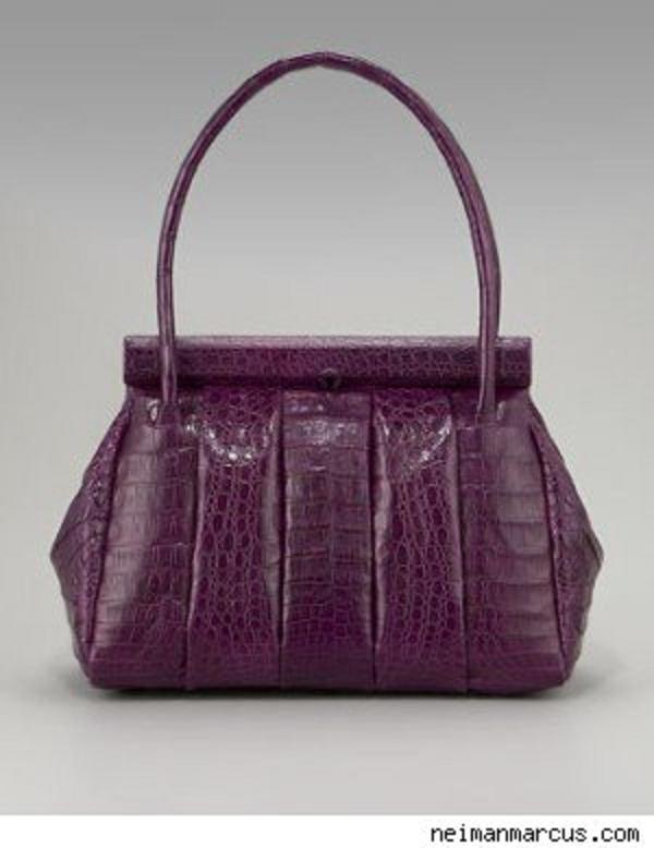 soft croc quilted satchel