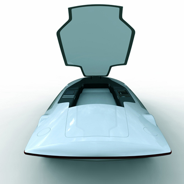 Saucer Car Front View