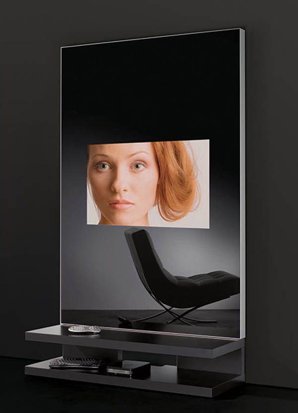 AdNotam Glass TV : Mirror Wall Unit