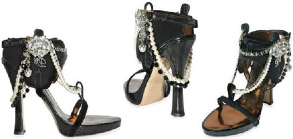 dsquared jeweled sandals