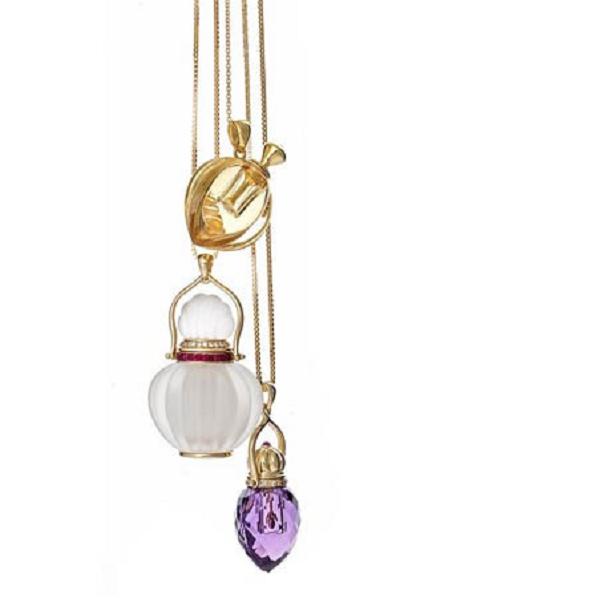 perfume bottle necklace