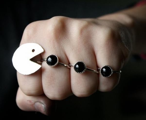 Pacman Rings Are a Treat for the Gamer