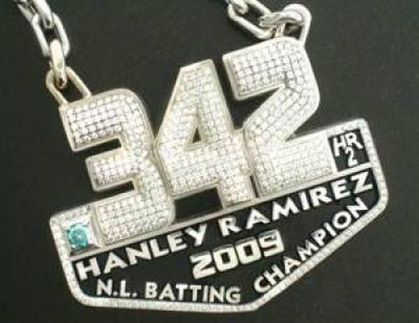 hanley-ramirez-pendant Florida Marlins Given Diamond Studded Pendant by Loria!