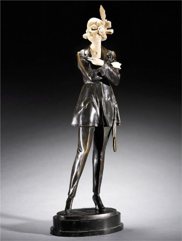 IMAGE-400-ZachTheCigarettegirlfront-1 The Cigarette Girl: Elton 
Johnâ€™s Art Deco statuette to be auctioned