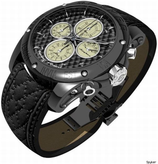 Spykar black wrist online watch