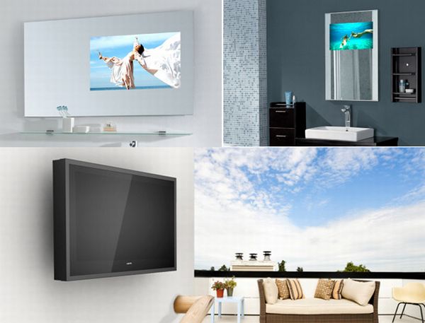 luxurite mirror tv Hnuer 12 Luxurite Launches Giant Series Weather Proof TV