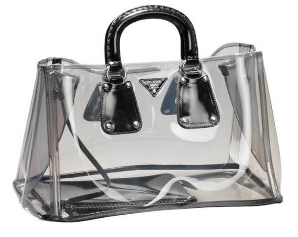 prada transparent bag