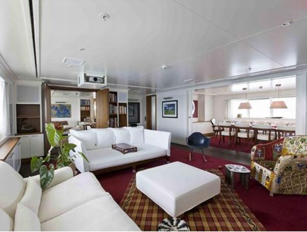 philippe starck yacht. Interiors by Philippe Starck
