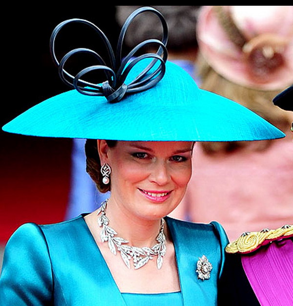 princess mathilde 18 Head Turning Hats At The Royal Wedding