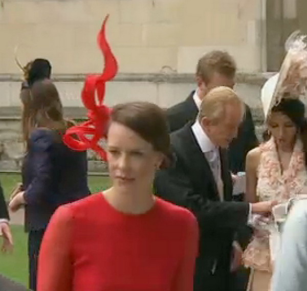 unknown guest 18 Head Turning Hats At The Royal Wedding 14 Unknown guest