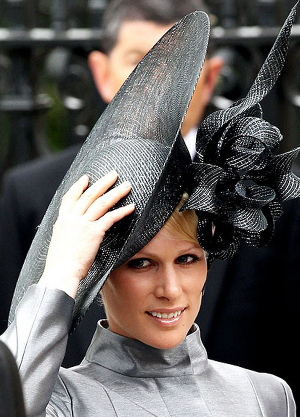 zara philips 18 Head Turning Hats At The Royal Wedding