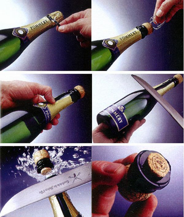 Sabering Champagne