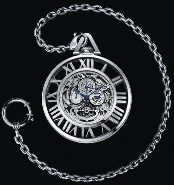 cartier pocket watch history